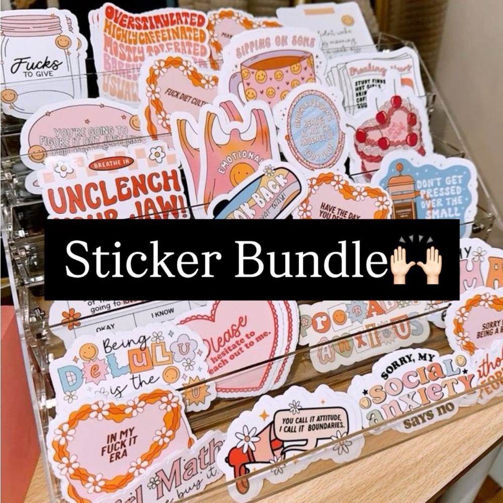 Pack of 12 Stickers - Mystery Bundle - Available in Different ‘Themes’
